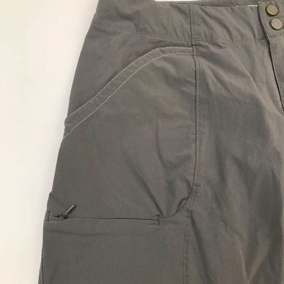 Mountain Hardwear Petra Shorts Hiking Gray Sz 4 - Picture 4 of 6